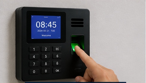 Fingerprint-based digital attendance device